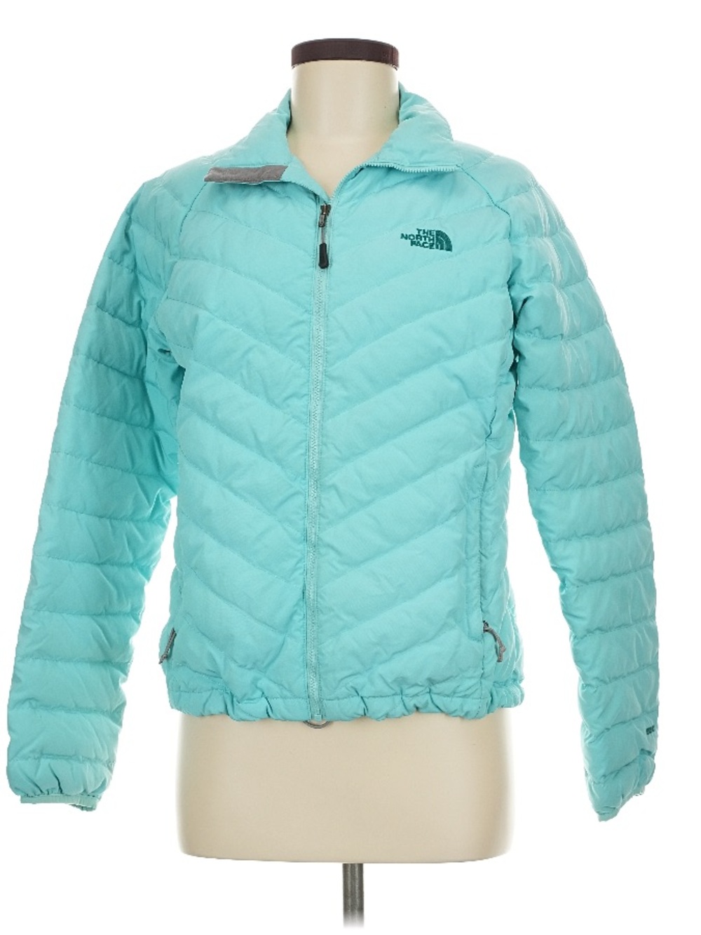The North Face Aconcagua 550 Down Quilted Puffer Jacket Teal Turquoise SZ med